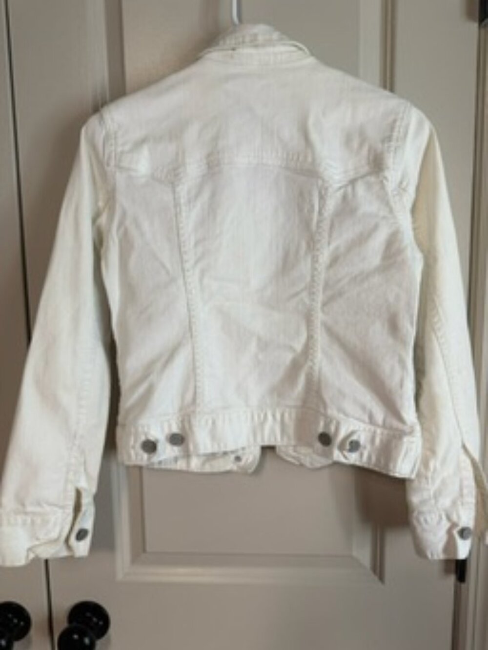 Gap White Denim Jacket – Women's Small - Picture 3 of 3